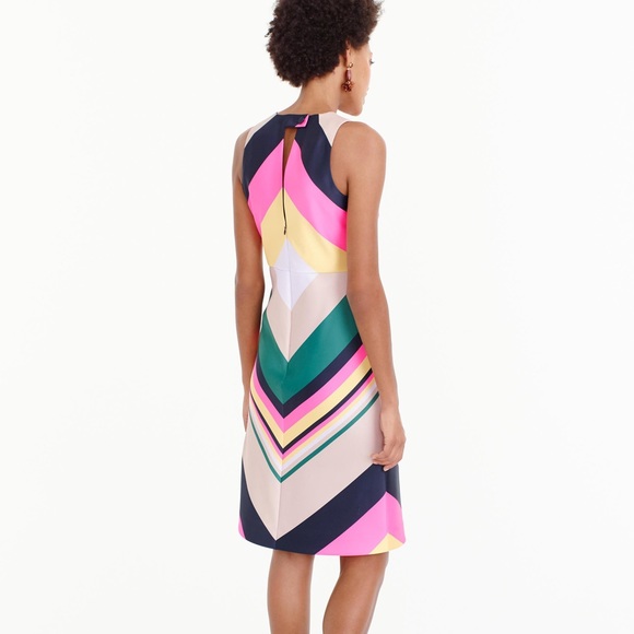 J Crew Pop Stripe Dress 10 - Picture 4 of 11